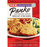 H-E-B Roasted Garlic Panko Bread Crumbs