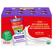 Horizon Organic 1% Lowfat UHT Vanilla Milk Boxes
