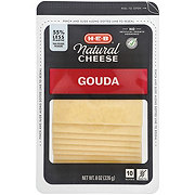 H-E-B Hickory Smoked Gouda Sliced Cheese