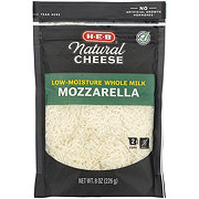 H-E-B Low Moisture Whole Mozzarella Shredded Cheese