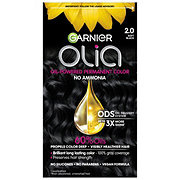 Garnier Olia Oil Powered Ammonia Free Permanent Hair Color 2.0 Soft Black