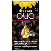 Garnier Olia Oil Powered Ammonia Free Permanent Hair Color 5.0 Medium Brown