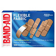 Band-Aid Brand Flexible Fabric Adhesive Bandages - Assorted Sizes