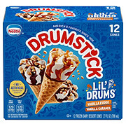 Nestle Drumstick Lil' Drums Snack Size Ice Cream Cones Variety Pack