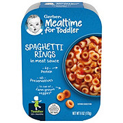 Gerber Mealtime for Toddler - Spaghetti Rings in Meat Sauce