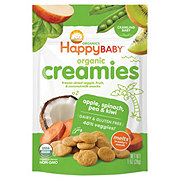 Happy Baby Organics Creamies Snack - Apple Spinach Pea & Kiwi