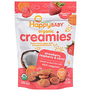 HappyBaby Creamies Snack - Strawberry Raspberry & Carrot