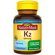 Nature Made Vitamin K2 100 mcg Softgels