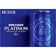 Bud Light Platinum Beer 12 pk Slim Cans