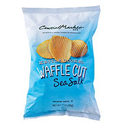 Central Market Kettle Cooked Waffle Cut Potato Chips - Sea Salt
