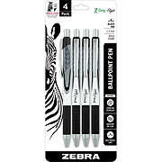 Zebra Z-Grip Flight 1.2mm Retractable Ballpoint Pens - Black Ink