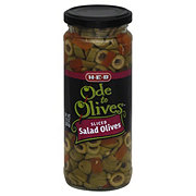 H-E-B Ode to Olives Sliced Green Olives