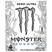Monster Energy Zero Ultra Sugar Free Energy Drink 16 oz Cans