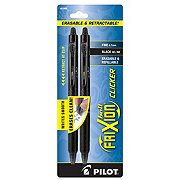 Pilot FriXion Clicker 0.7mm Erasable Gel Pens - Black Ink