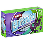 H-E-B Bravo Fabric Softener Dryer Sheets - Lavender
