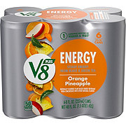 V8 Plus Energy Orange Pineapple Beverage Blend 8 oz Cans