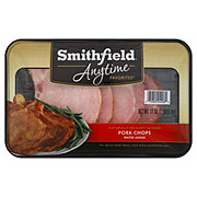 Smithfield Anytime Favorites Naturally Hickory Smoked Pork Chops