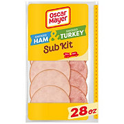 Oscar Mayer Sub Kit - Smoked Ham & Smoked Turkey Breast Sliced Lunch Meat