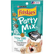 Friskies Purina Friskies Made in USA Facilities Cat Treats, Party Mix Meow Luau Crunch