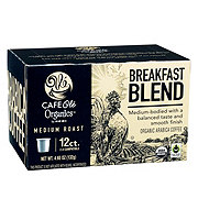 CAFE Olé Organics by H-E-B Medium Roast Breakfast Blend Coffee Single Serve Cups
