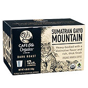 CAFE Olé Organics by H-E-B Dark Roast Sumatran Gayo Mountain Coffee Single Serve Cups