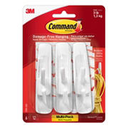 Command Medium Utility Hooks - White