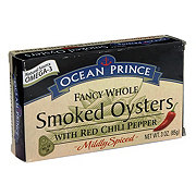 Ocean Prince Smoked Oysters with Red Chili Peppers