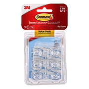 Command 3M Clear Damage-Free Hanging Mini Hooks Value Pack