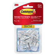 Command 3M Clear Value Pack Hook Set