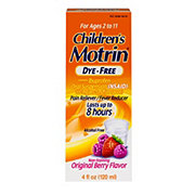 Children's Motrin Oral Suspension Dye-Free Berry