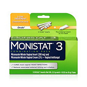 Monistat 3 Day Vaginal Yeast Infection Treatment - Combo Pack