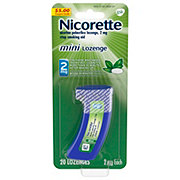 Nicorette Stop Smoking Aid Mini Lozenges - 2 mg