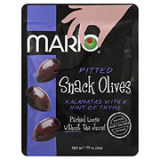 Mario Pitted Snack Olives Kalamatas With a Hint of Thyme