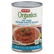 H-E-B Organics Fat Free Refried Pinto Beans