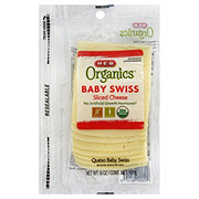 H-E-B Organics Baby Swiss Sliced Cheese