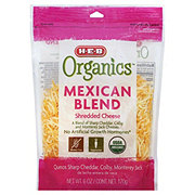 H-E-B Organics Mexican Blend Shredded Cheese
