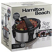 Hamilton Beach 4 Quart Stay or Go Slow Cooker Blue - Shop Cookers &  Roasters at H-E-B