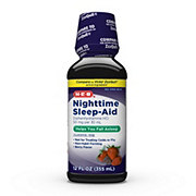 H-E-B Diphenhydramine Nighttime Sleep Aid Liquid - Berry