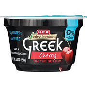 H-E-B Non-Fat Cherry Greek Yogurt