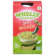WHOLLY Guacamole Spicy Minis - Hot, 6 ct