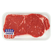 H-E-B Boneless Beef Loin New York Strip Steak, Thick Cut - USDA Choice