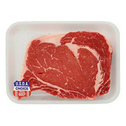 H-E-B Boneless Beef Ribeye Steak, Thick Cut - USDA Choice
