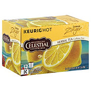 Celestial Seasonings Lemon Zinger Herbal Tea Single Serve K Cups