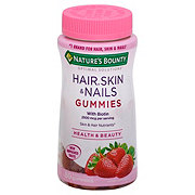 Nature's Bounty Optimal Solutions Hair Skin & Nails Strawberry Gummies