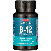 H-E-B Vitamins B-12 1,000 mcg Tablets