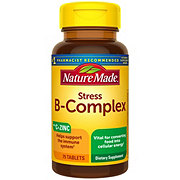Nature Made Stress B-Complex with Vitamin C and Zinc Tablets