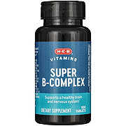 H-E-B Vitamins Super B-Complex Tablets