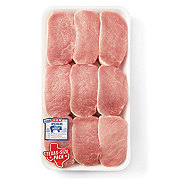 H-E-B Boneless Center Loin Pork Chops, Extra Thick Cut - Texas-Size Pack