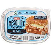 H-E-B Mesquite Smoked Ham - Family Pack