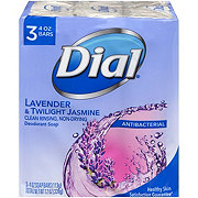 Dial Antibacterial Deodorant Bar Soap, Lavender & Twilight Jasmine Scent